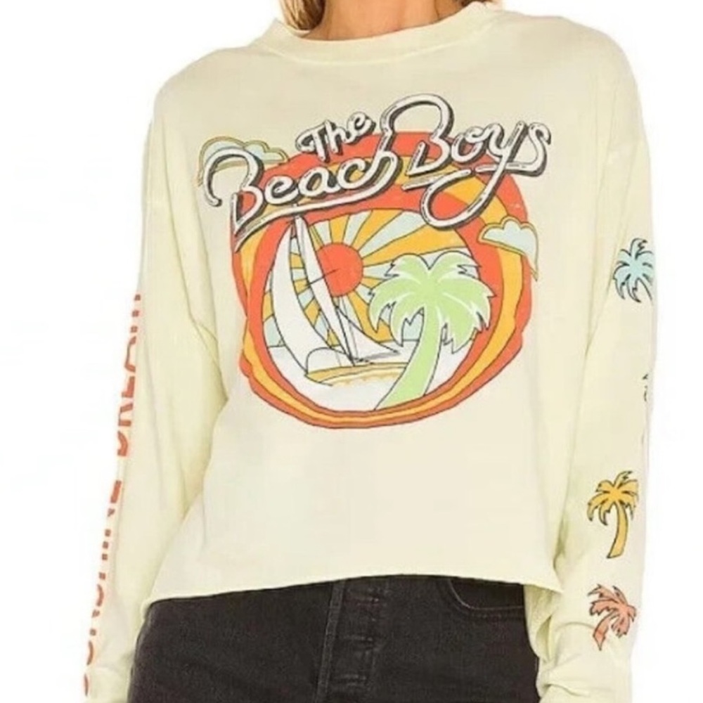 Daydreamer x Free People Beach Boys long sleeve graphic tee NWOT